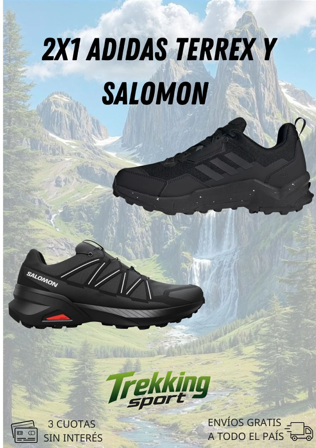 2X1 ADIDAS TERREX Y SALOMON