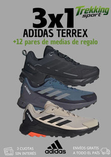 3x1 TERREX + 12 PARES DE MEDIA DE REGALO