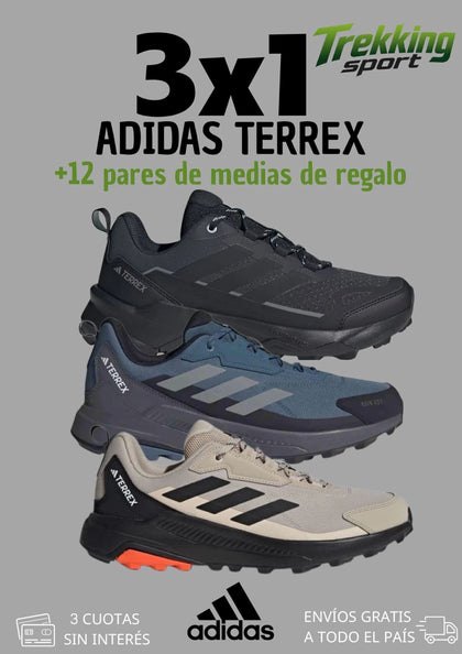 3x1 TERREX + 12 PARES DE MEDIA DE REGALO